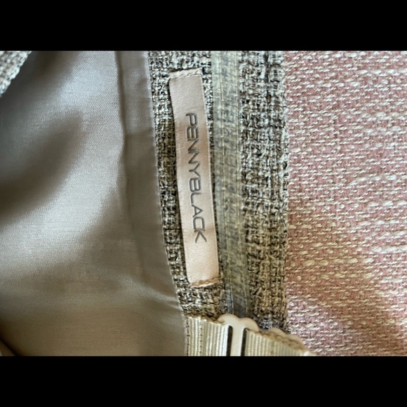 Gorgeous Penny Black dress with satin ribbon detailing and tweed bodice - Picture 2 of 3